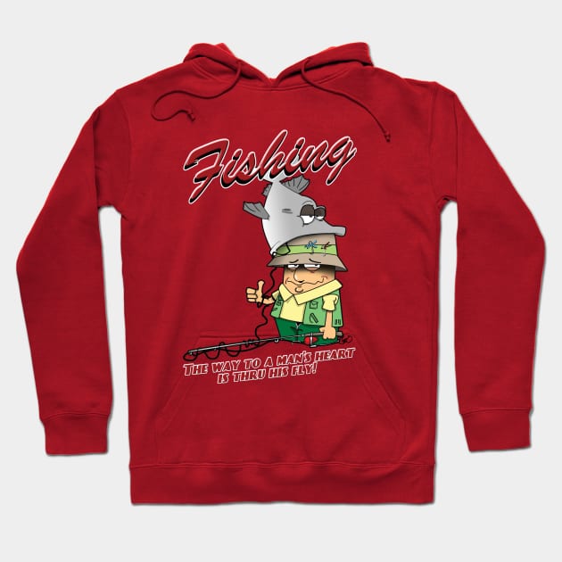 Fishing! Hoodie by wickeddecent